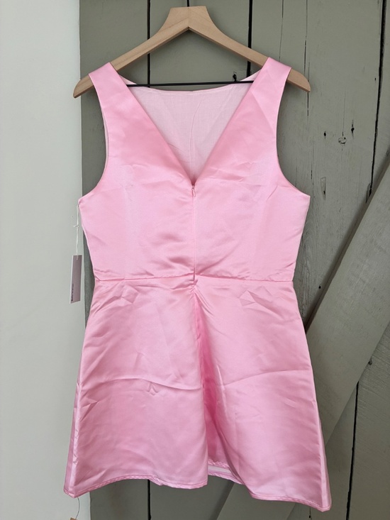 Reformation Zenni Dress Pale Pink Size 10 - Picture 4 of 5
